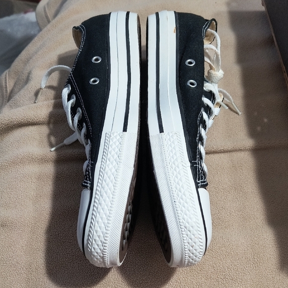 Converse Monochrome Canvas Sneakers - Picture 3 of 7